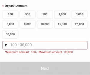 enter the correct amount deposited in the blank box